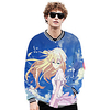 Inspired by Violet Evergarden Violet Evergarden Anime Cartoon Polyster Anime 3D Harajuku Graphic Outerwear For Men