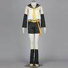 Inspired by Vocaloid Kagamine Rin Anime Cosplay Costumes Japanese Cosplay Suits Patchwork Shirt Skirt Headpiece For Women