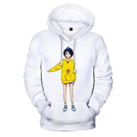 Inspired by wonder egg priority Cosplay Cosplay Costume Hoodie Terylene 3D Printing Hoodie For Women