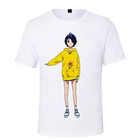 Inspired by wonder egg priority Cosplay Cosplay Costume T-shirt Terylene 3D Printing T-shirt For Women