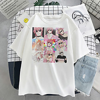 Inspired by Yarichin Club Cosplay Cosplay Costume T-shirt 100% Polyester Print T-shirt For Women