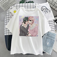 Inspired by Yarichin Club Cosplay Cosplay Costume T-shirt 100% Polyester Print T-shirt For Women