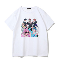 Inspired by Yarichin Club Cosplay Cosplay Costume T-shirt Polyester / Cotton Blend Print T-shirt For Women