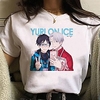 Inspired by Yuri on Ice Cosplay Anime Cartoon Polyester / Cotton Blend Print Harajuku Graphic Kawaii T-shirt For Women
