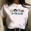Inspired by Yuri on Ice Cosplay Anime Cartoon Polyester / Cotton Blend Print Harajuku Graphic Kawaii T-shirt For Women