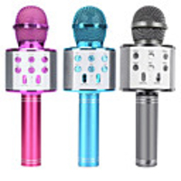 Integrated Microphone Portable Bluetooth Karaoke Microphone Wireless Professional Speaker Home KTV Handheld Microphone