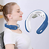 Intelligent Neck Massager Wireless Electric Neck Massager Travel Neck Massage Equipment with Heating Vibration Impulse Function Use at Home Car Office and Travel Multi-mode Select