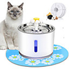 Interactive Bowls Water Bottles Water Fountain Dog Cat Pet Toy 1pc Pet Friendly Flower Plastic Gift