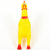 Interactive Squeaking Toy Dog Pet Toy Squeak / Squeaking Chicken Chick Rubber Gift