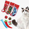 Interactive Toy Cat Toys Set Christmas Toy Dog Cat Pet Toy 1 set Animal Pet Exercise Releasing Pressure Cotton Gift