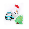Interactive Toy Cat Toys Set Christmas Toy Dog Cat Pet Toy 3pcs Animal Pet Exercise Releasing Pressure Cotton Gift
