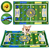Interactive Toy Feeding Mat Snuffle Mat Dog Cat Pet Toy 1pc Collapsible Geometric Pattern Pet Exercise Pet Training Polyester Gift