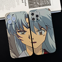 InuYasha Phone Case For Apple Back Cover iPhone 12 Pro Max 11 SE 2020 X XR XS Max 8 7 Shockproof Dustproof IMD Cartoon TPU miniinthebox