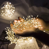 IP65 Waterproof String Light LED 5M 200Led Firecracker Flexible Fairy Light 8 Modes Xmas Tree Home Party Holiday Garden Decor Lighting AA Battery Power Warm White Colorful Lights miniinthebox