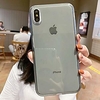iphone xr crystal clear case, [matte shock-absorption bumper edge] silicone tpu soft gel phone cover for apple iphone xr 6.1 (2018) - clear black