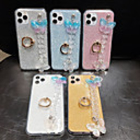 iPhone11Pro Max Luxury Color Fantasy Butterfly Bracelet XS Max with Ring Stand 6 7 8Plus SE 2020 Protective Case