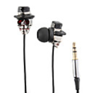 Ironic Skull Metallic Noise Isolation Earphone