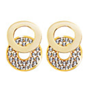 Irregular Czech Stone Embellished Earrings (Assorted Colors)