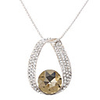 Irregular Round Gem Necklace