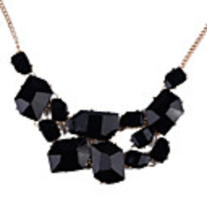 Irregular Shaped Acrylic Alloy Necklace