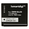 Ismart Digital Camera Battery for Panasonic DMC-GF3 DMC-GF3C-K