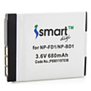 Ismart Digital Camera Battery for Sony NP-BD1