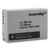 Ismartdigi Replacement Battery NB-10L for Canon SX40HS,  PowerShot G1 X