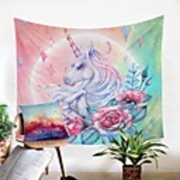 ITALIAN CORNER RESTAURANT TAPESTRY Printed Wall Hanging Tapestry Polyester Tapestry