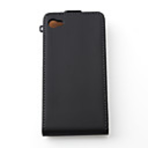 Italian Fashion Trend Leather Case For iPhone 4 - Black