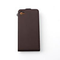 Italian Fashion Trend Leather Case For iPhone 4 - Brown
