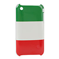 Italy Flag Hard Protection Back Case for Apple iPhone 3G/3GS