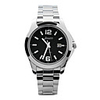 J-three Japanese-quartz Movement Round Case Casual Watch (40200 Black)