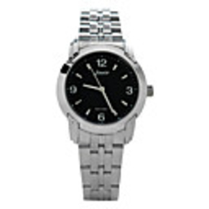 J-three Japanese-quartz Movement Round Case Dress Watch (36426 Black)