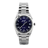 J-three Japanese-quartz Movement Round Case Dress Watch (37204 Blue Black)