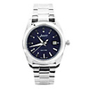 J-three Japanese-quartz Movement Round Case Dress Watch (40101 Blue Black)