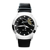 J-three Japanese-quartz Movement Round Case Fasion Watch (39201 Black)