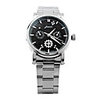 J-three Japanese-quartz Movement Round Case Fasion Watch (39203 Black)