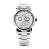 J-three Japanese-quartz Movement Round Case Fasion Watch (39203 White)