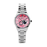 J-three Japanese-quartz Movement Round Case Fasion Watch (39400 Pink)