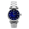 J-three Japanese-quartz Movement Round Case Fasion Watch (40201 Blue Black)