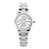 J-three Japanese-quartz Movement Round Case Fasion Watch (40202 White)