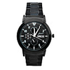 J-three Japanese-quartz Movement Round Case Fasion Watch (40203 Black)