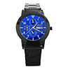 J-three Japanese-quartz Movement Round Case Fasion Watch (40203 Blue)
