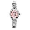 J-three Japanese-quartz Movement Round Case Woman