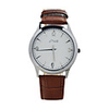 J-two Japanese-quartz Movement Round Case Dress Watch (39505 White)