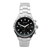 J-two Japanese-quartz Movement Round Case Sports Watch (37201 Black)