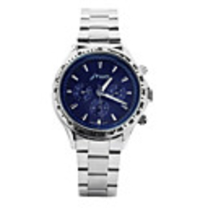 J-two Japanese-quartz Movement Round Case Sports Watch (37201 Blue Black)