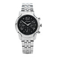 J-two Swiss-quartz Movement Round Case Sports Watch (38101 Black)