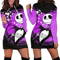 Jack Skellington Cosplay Costume Women