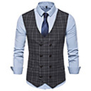 James Bond Gentleman Kingsman Vintage Double Breasted Waistcoat Men